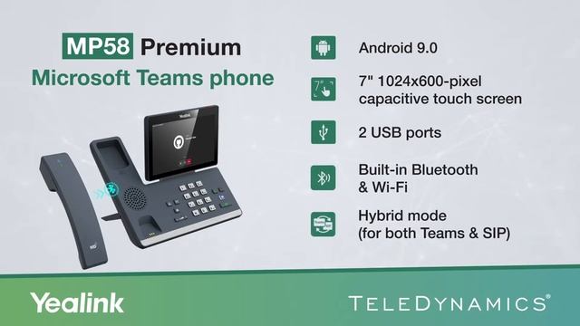 Yealink MP series of Microsoft Teams-ready desktop phones смотреть онлайн