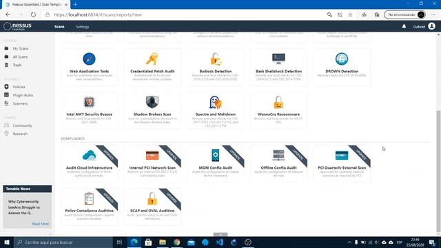 NESSUS - Windows 10 - Instalación y escáner de vulnerabilidades смотреть онлайн