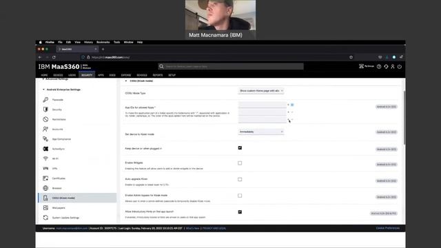 Locking Devices Down to a Few Applications - Kiosk Mode with MaaS360 смотреть онлайн