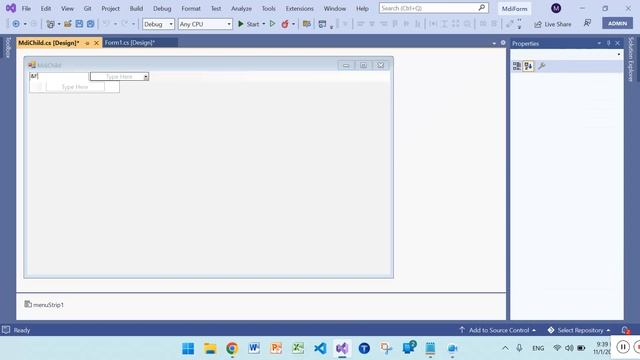How to make MDI Parent and Child form in Visual Studio 2022|C#|Visual Programming| #c#basictools смотреть онлайн