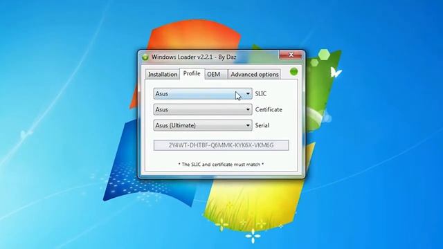 Windows 7 Loader Activator смотреть онлайн