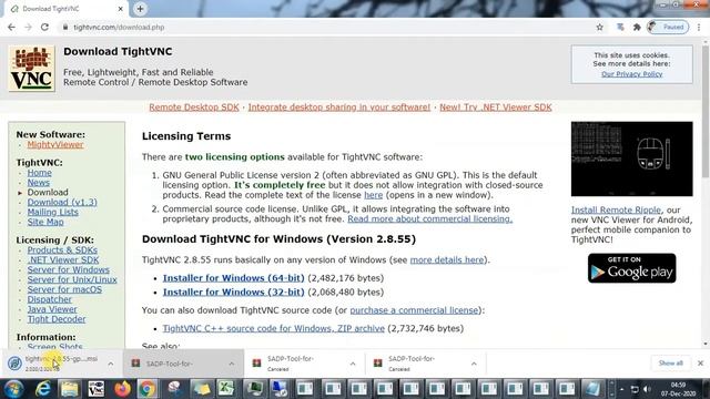 Tigh VNC Remote Desktop Software смотреть онлайн