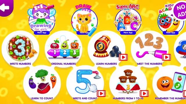 learning number videos for toddlers eps1 смотреть онлайн