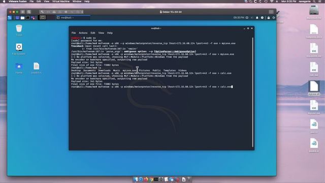 Using msfvenom for a different Kali IP смотреть онлайн