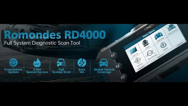 Romondes OBD2 Car Scanner RD4000 : Highlight Features смотреть онлайн