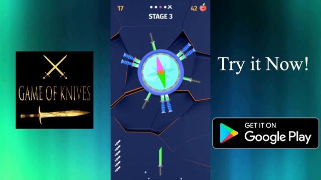 Game of knives - Throw Knife & Hit Target (Android Game) смотреть онлайн