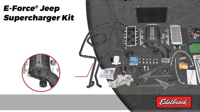 Edelbrock E-Force Supercharger Kit for 2018-20 Jeep Wrangler / 2020 Gladiator JT Pentastar смотреть онлайн