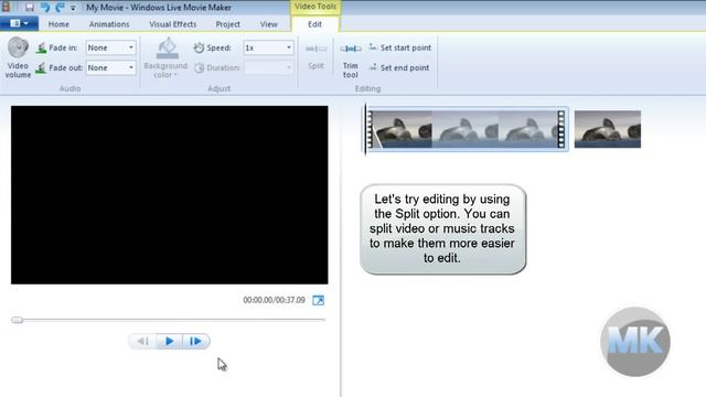 Windows Live Movie Maker 2011: How to Trim and Split Video and Music Tracks смотреть онлайн
