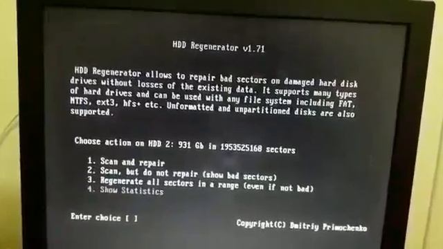 Processo de Scan Utilizando o HDD Regenerator смотреть онлайн