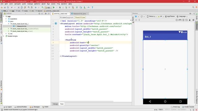 BÀI 1 - LAB 1 [Thực hành với các FrameLayout & LinearLayout] смотреть онлайн