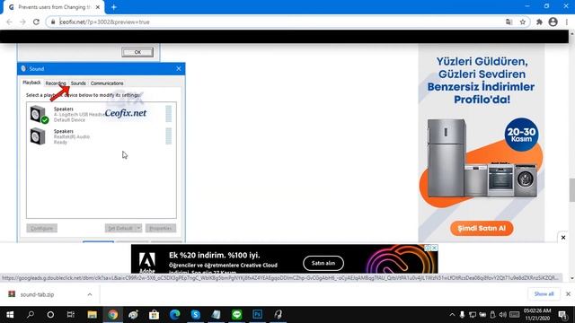 Prevents users from Changing the Sound Scheme смотреть онлайн