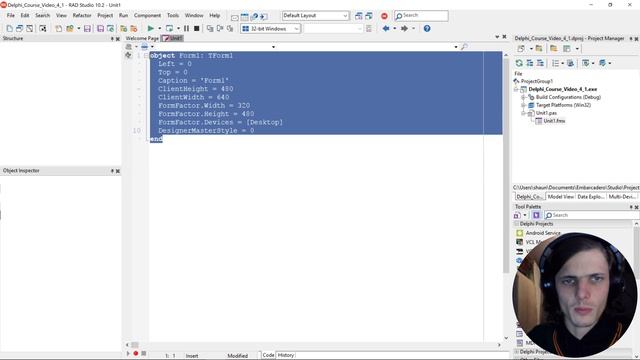 Delphi Programming Course (FMX): 4.1 - Saving Projects and Files смотреть онлайн