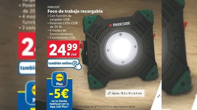 CATALOGO herramientas PARKSIDE desde lunes 9 de octubre смотреть онлайн