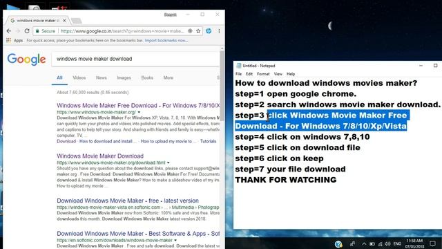 how to download windows movie maker in easy step/// смотреть онлайн