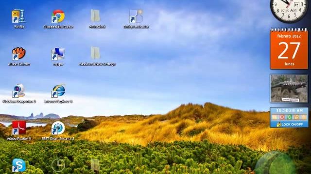 Cómo poner gadgets en windows XP (Windows Sibebar 6.0) смотреть онлайн