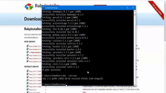 How to Install Ruby on Rails on Windows 7 - 8 - 10 ? смотреть онлайн