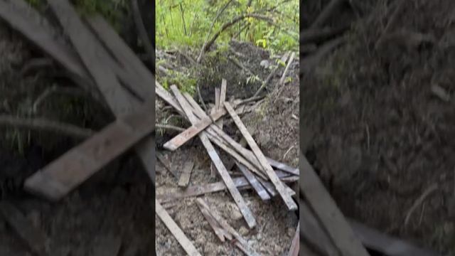 Блиндаж испанской дивизии вермахта/Dugout of the spanish division. смотреть онлайн