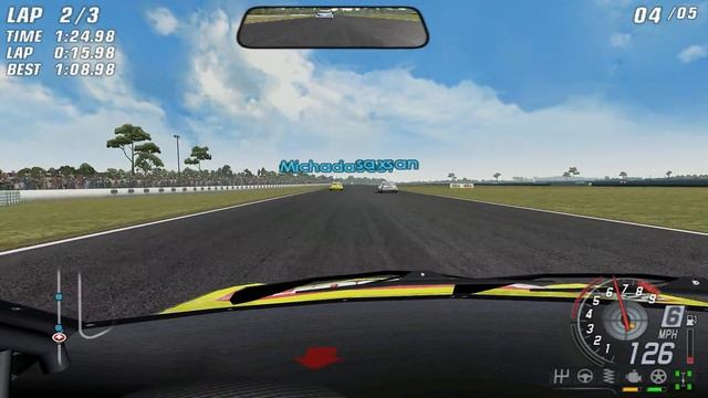 Toca Race Driver 3, HD PC Gameplay at Queensland in a Racing Clio смотреть онлайн