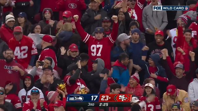49ers Defense comes up with huge play | 2023 Super Wild Card Weekend смотреть онлайн