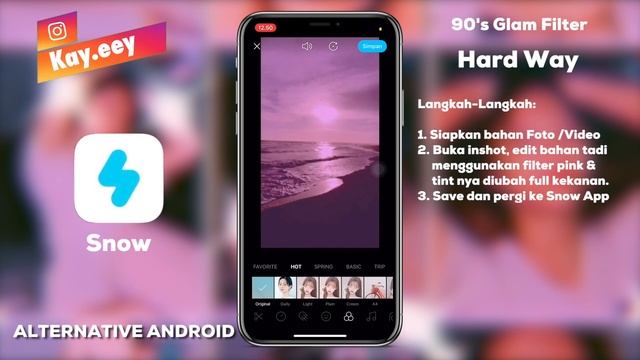 90's Vintage Glamour effect & Filter di iPhone dan ( Android Alternative ) | Tutorial #Prequel смотреть онлайн