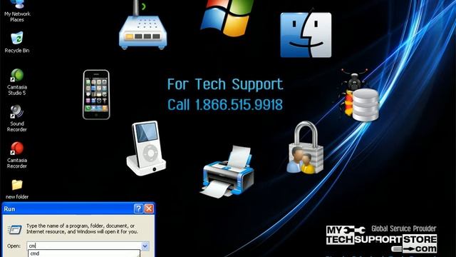 How To Access The Command Prompt In Windows XP смотреть онлайн