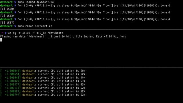 /dev/heart, Listen to Master Tux's heartbeat with Linux Kernel Module смотреть онлайн