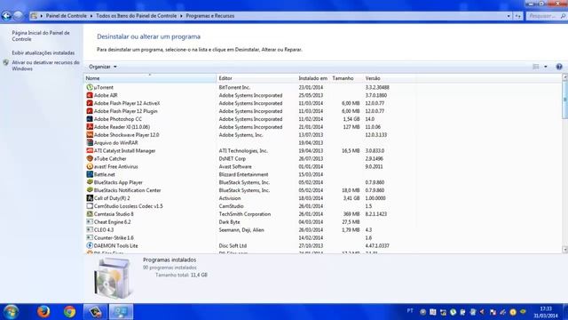 Como Desinstalar Programas No Windows 7 (2014) смотреть онлайн