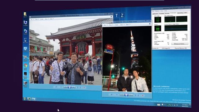 Windows 8 (8032) Metro UI DWM (60p) Start screen & animation смотреть онлайн