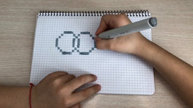 Малюнки по клітинках (pixel) Логотип AUDI #drawing смотреть онлайн