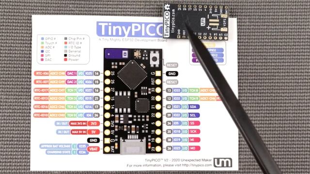 First Looks at amazing TINY Pico ESP32 development board смотреть онлайн