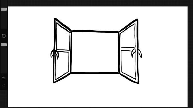 How to draw opened window EASY смотреть онлайн