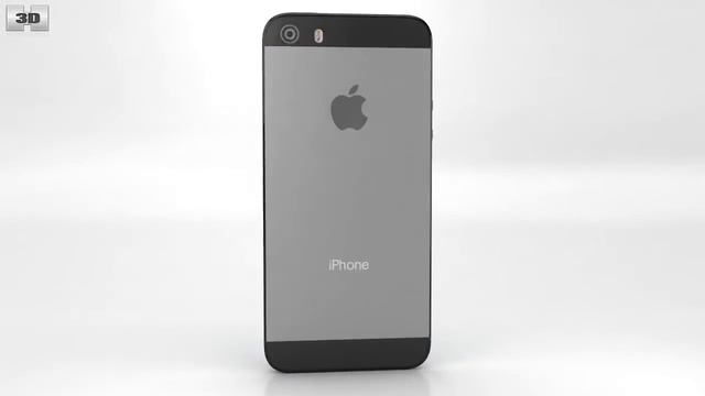 Apple iPhone 5S Space Gray (Black) 3D model by 3DModels.org смотреть онлайн