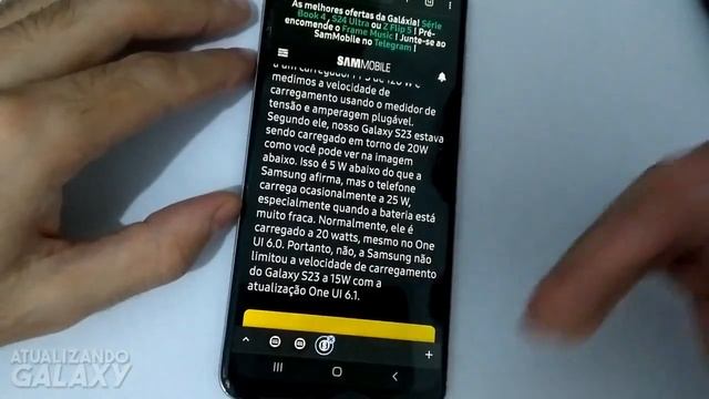 ATUALIZAÇÃO DA ONE UI 6.1 DIMINUIU A VELOCIDADE de CARREGAMENTO de BATERIA смотреть онлайн