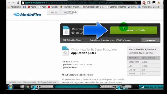 como descargar e instalar winrar 32 y 64 bits para windows 7 | 2015 | By Super Potato [Loquendo] смотреть онлайн