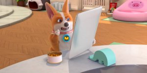 Корги по имени Моко. Домашние животные 2, 79 серия. Приятный обед