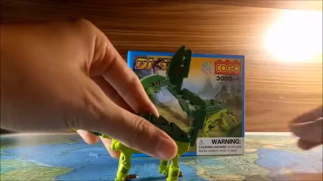 COGO Brick Brontosaurus Speed Build - Figure #4 (3008-4) смотреть онлайн