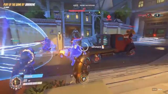 Play of the Day - Junkrat Quad Tire on Dorado - Overwatch смотреть онлайн