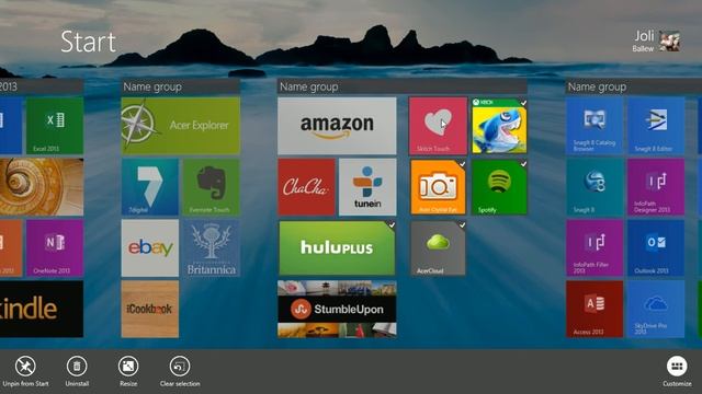 Windows 8.1 Clean Up the Start Screen and Uninstall Unwanted Apps смотреть онлайн