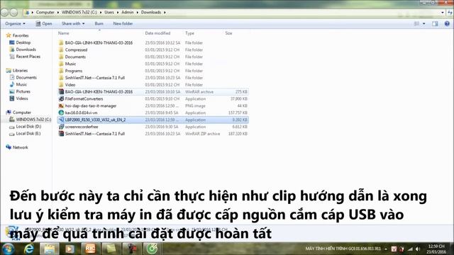 Hướng dẫn cài đặt máy in Canon 2900 смотреть онлайн