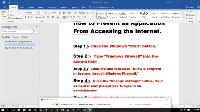How To Block Internet To Access Windows Application || Firewall Blocking || Hindi смотреть онлайн