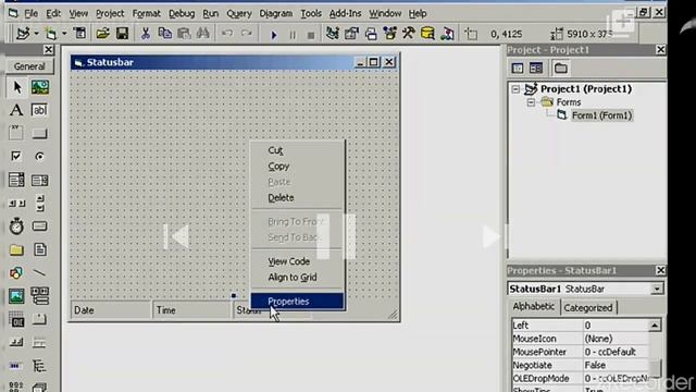 How to create status bar смотреть онлайн