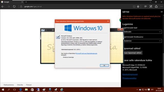 Windows 10 Pro v1511 (Estonian) in VMWare Workstation Pro! смотреть онлайн