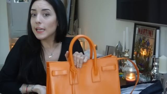 Bag Review Nº4: Saint Laurent Small Sac du Jour in Orange смотреть онлайн