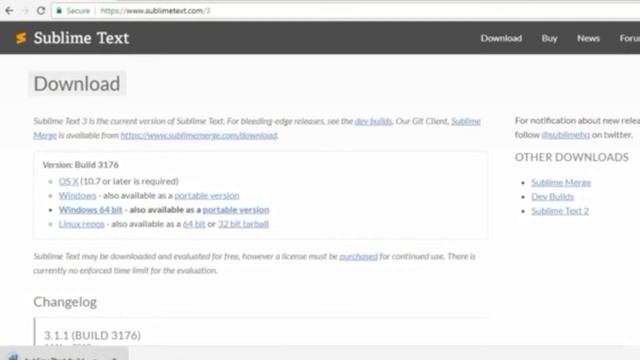 How to download Sublime Text editor on Windows10 ? смотреть онлайн