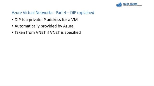 Microsoft Azure Training - [10] Azure Virtual Networks - Part 4 - VIP,DIP & PIP (Exam 70-533) смотреть онлайн