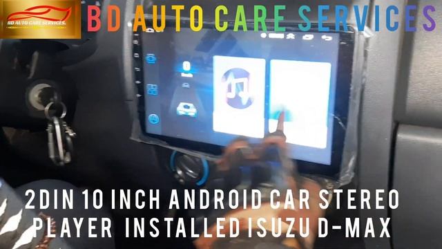 2din 10.1 inch android Car stereo installed on Isuzu D-Max смотреть онлайн