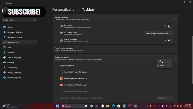 How To Change Taskbar Alignment Center to Left in Windows 11। Windows 11 Tips & Tricks Bangla 2023 смотреть онлайн