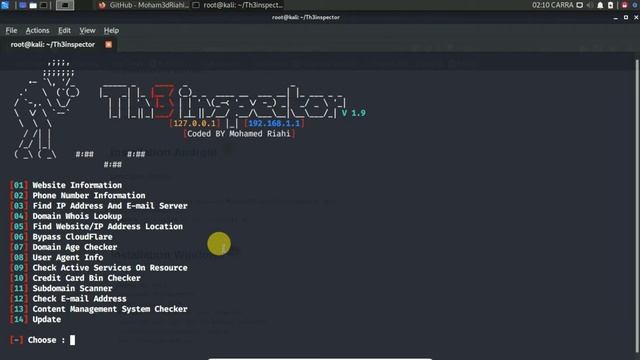 Th3Inspector: Open Source Information Gathering Tool смотреть онлайн