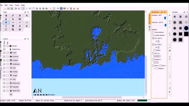 Lost Island Project - Phase 1 - Creating the Base Island with World Painter смотреть онлайн