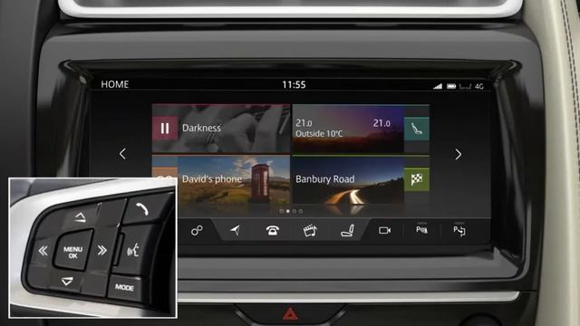 How to operate your phone using InControl Touch Pro | Jaguar E-PACE (17MY) смотреть онлайн